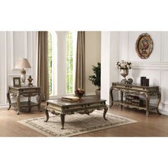 Ragenardus End Table in Vintage Oak 86032 - Ornate Home