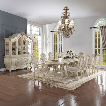 Ragenardus Hutch and Buffet in Antique White - Ornate Home
