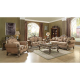 Ragenardus Loveseat Vintage Oak - Ornate Home