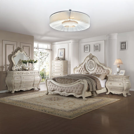 Ragenardus Mirror in Antique White - Ornate Home