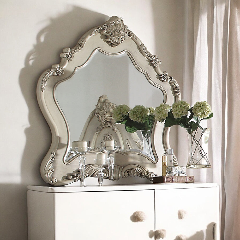 Ragenardus Mirror in Antique White - Ornate Home