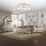 Ragenardus Nightstand in Antique White - Ornate Home