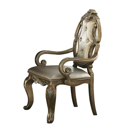 Ragenardus Vintage Oak Dining Chair (Set of 2) - Ornate Home