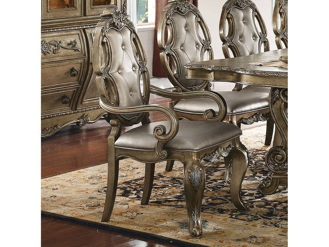 Ragenardus Vintage Oak Dining Chair (Set of 2) - Ornate Home