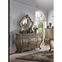 Ragenardus Vintage Oak Dresser - Ornate Home