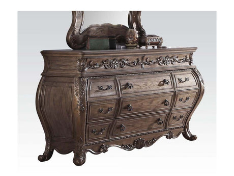 Ragenardus Vintage Oak Dresser - Ornate Home