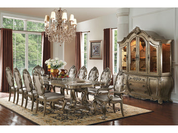 Ragenardus Vintage Oak Rectangular Dining Table - Ornate Home