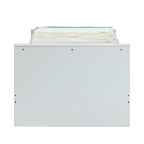 Ragna White Twin Bed - Ornate Home