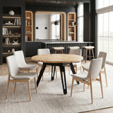 Raha Gray & Whitewashed Dining Chair (Set of 2) - Ornate Home