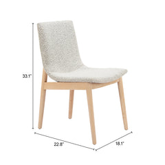 Raha Gray & Whitewashed Dining Chair (Set of 2) - Ornate Home