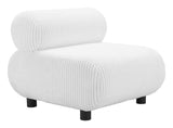 Rahat White Accent Chair - Ornate Home