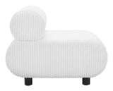 Rahat White Accent Chair - Ornate Home
