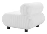 Rahat White Accent Chair - Ornate Home