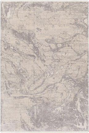 Rahm Ivory Marble Area Rug - Clearance - Ornate Home