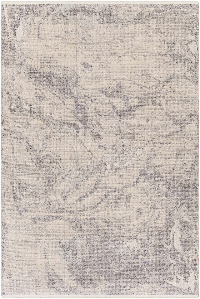 Rahm Ivory Marble Area Rug - Clearance - Ornate Home