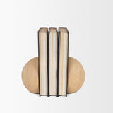 Rahmi Brown Sandstone Orb Bookends - Ornate Home