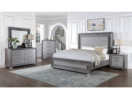 Raiden Gray 4 Pc. Queen Bedroom Set - Ornate Home