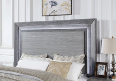 Raiden Gray 5 Pc. Queen Bedroom Set w/ 2NS - Ornate Home
