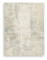 Raif Gray/White/Cream Extra Large Rug - Ornate Home