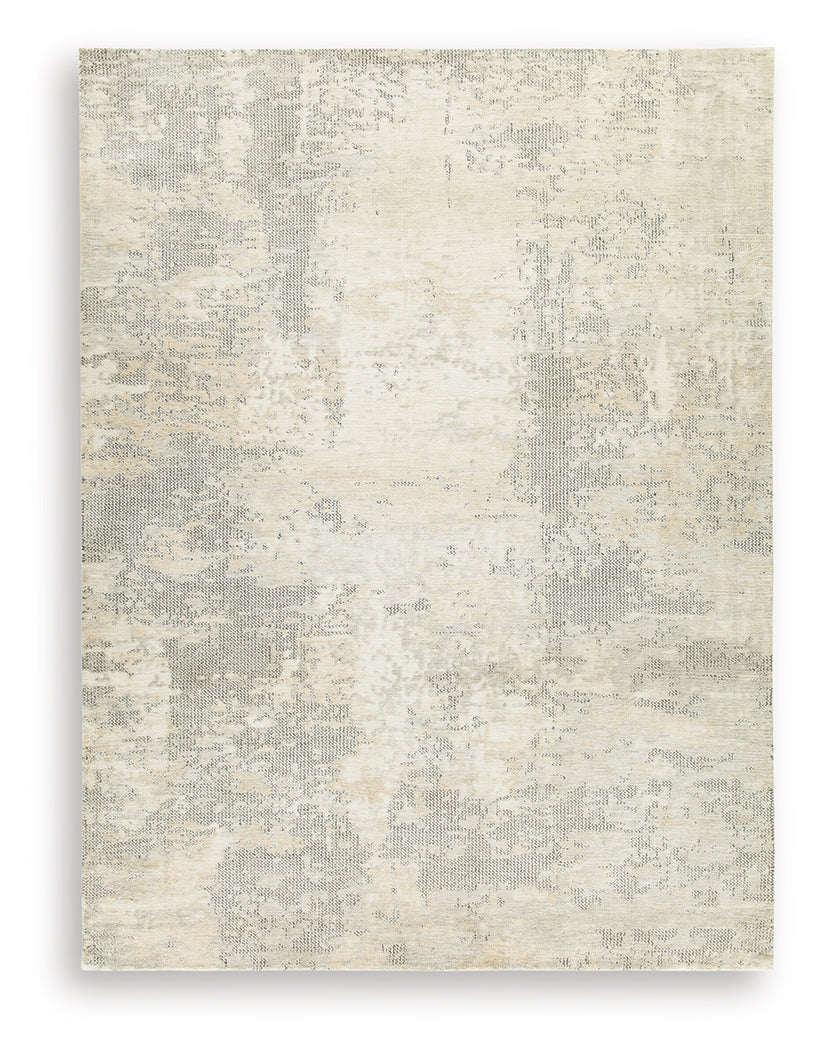 Raif Gray/White/Cream Extra Large Rug - Ornate Home