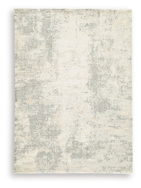 Raif Gray/White/Cream Medium Rug - Ornate Home