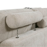 Raife Beige Armless Chair - Ornate Home