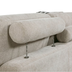 Raife Beige Armless Chair - Ornate Home