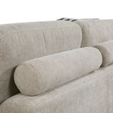 Raife Beige Armless Chair - Ornate Home