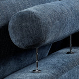 Raife Blue Armless Chair - Ornate Home