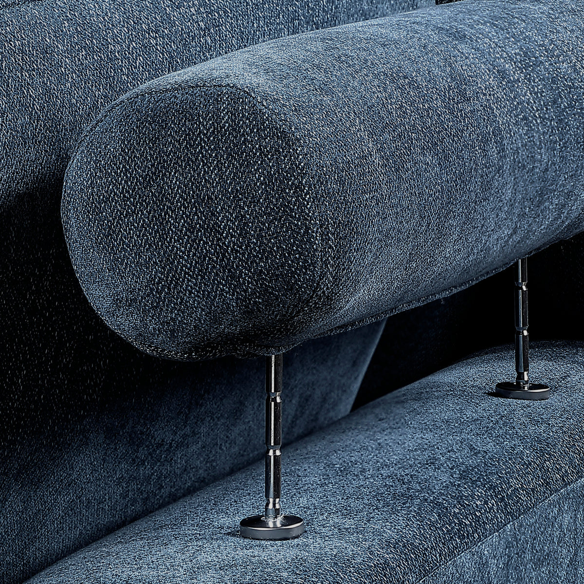 Raife Blue Armless Chair - Ornate Home