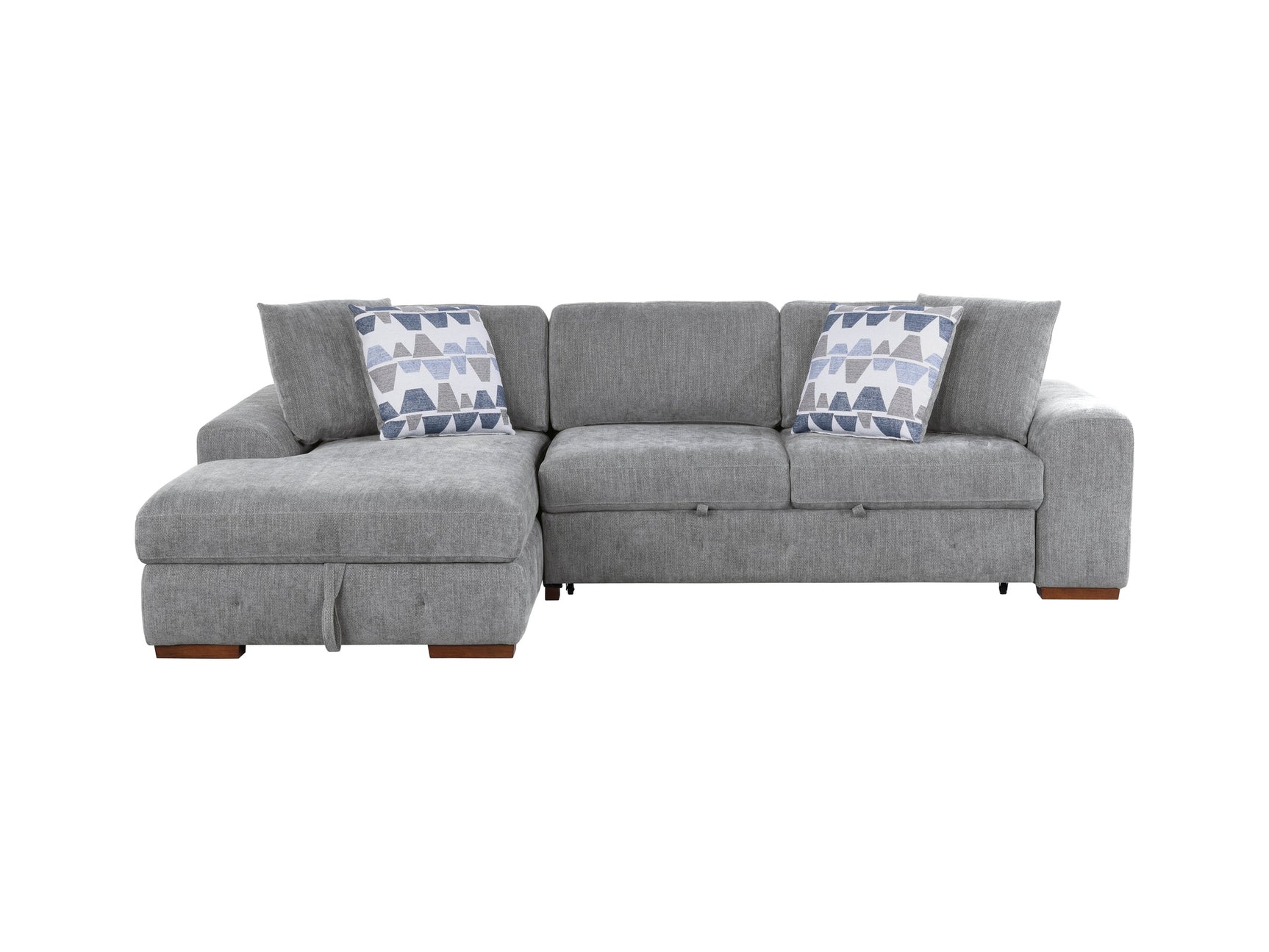 Raife Gray 2-Piece Sectional with Left Chaise - Ornate Home
