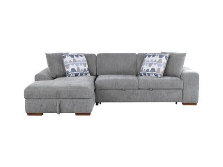 Raife Gray 2-Piece Sectional with Left Chaise - Ornate Home
