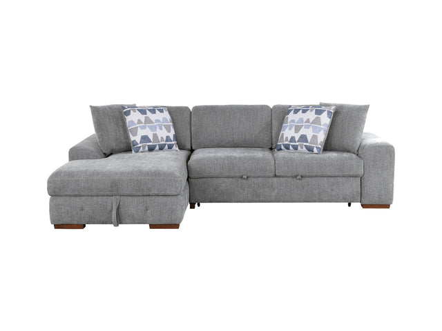 Raife Gray 2-Piece Sectional with Left Chaise - Ornate Home