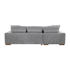 Raife Gray 2-Piece Sectional with Left Chaise - Ornate Home
