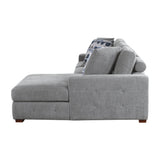 Raife Gray 2-Piece Sectional with Right Chaise - Ornate Home