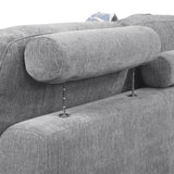Raife Gray Armless Chair