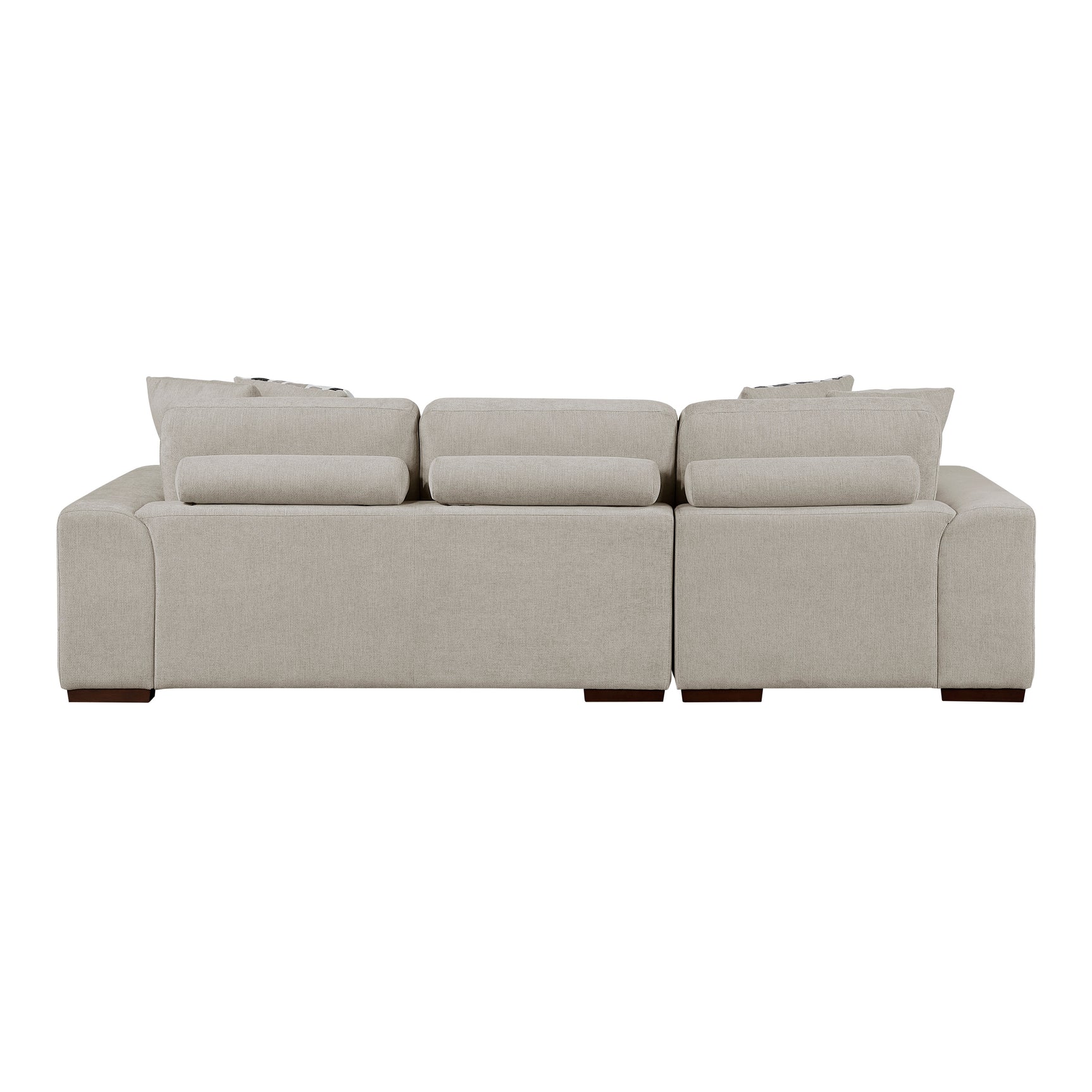 Raife Taupe 2-Piece Sectional with Left Chaise - Ornate Home