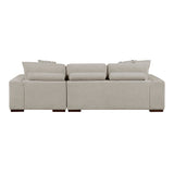 Raife Taupe 2-Piece Sectional with Right Chaise - Ornate Home