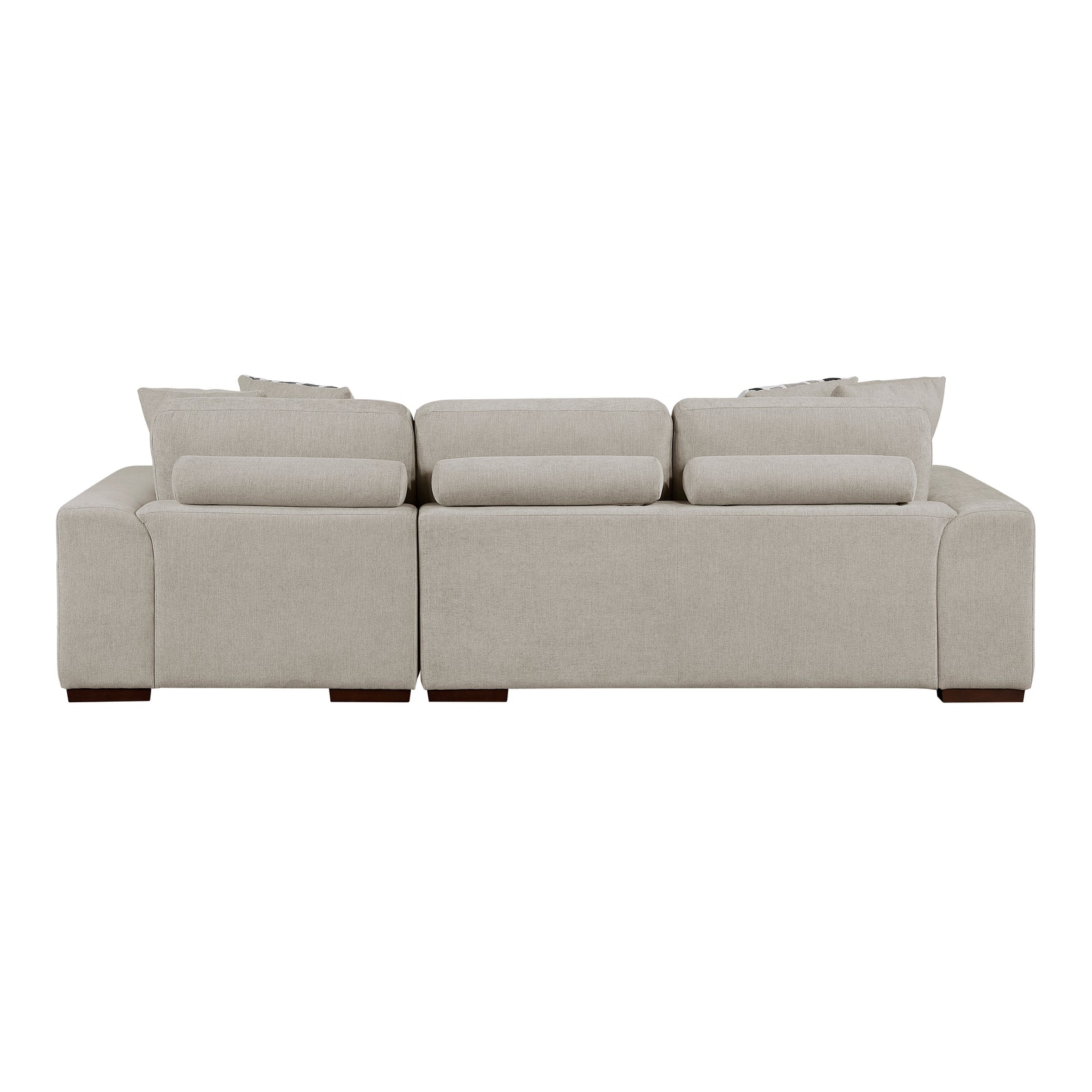 Raife Taupe 2-Piece Sectional with Right Chaise - Ornate Home