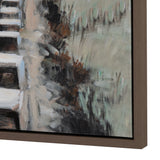 Rails Away Blue/Green Canvas