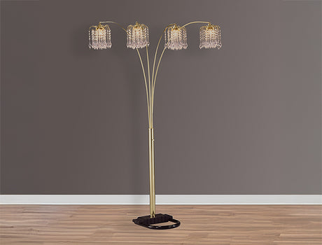 Rain Drop Arc 84" Floor Lamp - Ornate Home