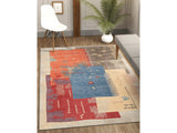 Rain Persian Multi Color Patchwork Distressed Non-Slip Indoor Area Rug / 5'x7 (Geometric colorful) - Ornate Home