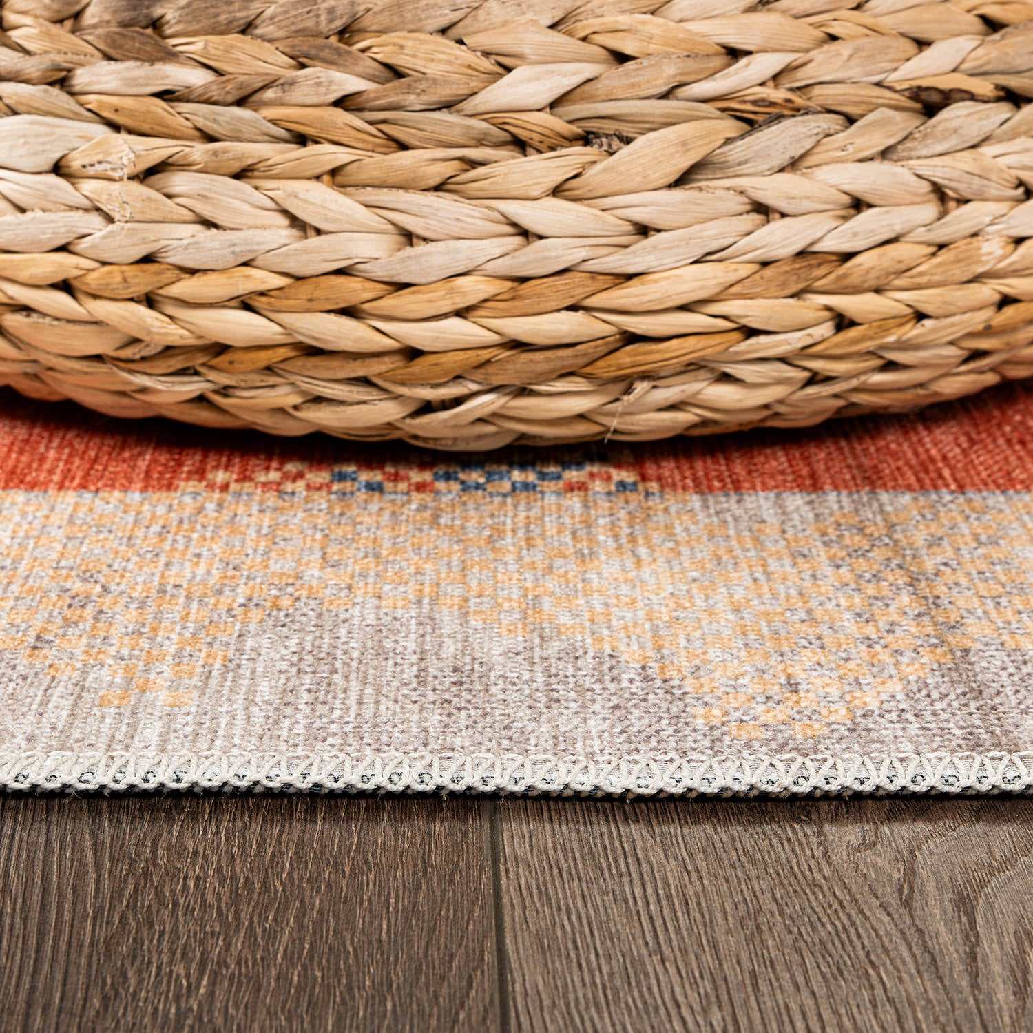 Rain Persian Multi Color Patchwork Distressed Non-Slip Indoor Area Rug / 5'x7 - Ornate Home