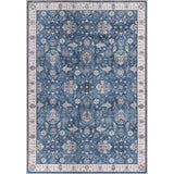 Rain Persian Navy Color Distressed Non-Slip Indoor Area Rug / 5'x7 - Ornate Home