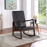 Raina Dark Brown Rocking Chair - Ornate Home