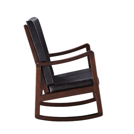 Raina Dark Brown Rocking Chair - Ornate Home