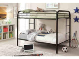 Rainbow Black Twin/Twin Bunk Bed - Ornate Home