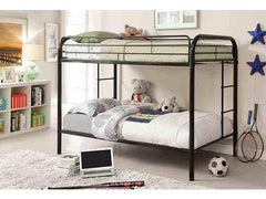 Rainbow Black Twin/Twin Bunk Bed - Ornate Home