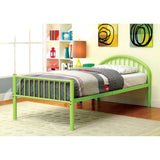 Rainbow Green Full Bed (36" H) - Ornate Home