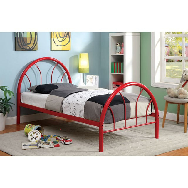Rainbow Red Full Bed - Ornate Home
